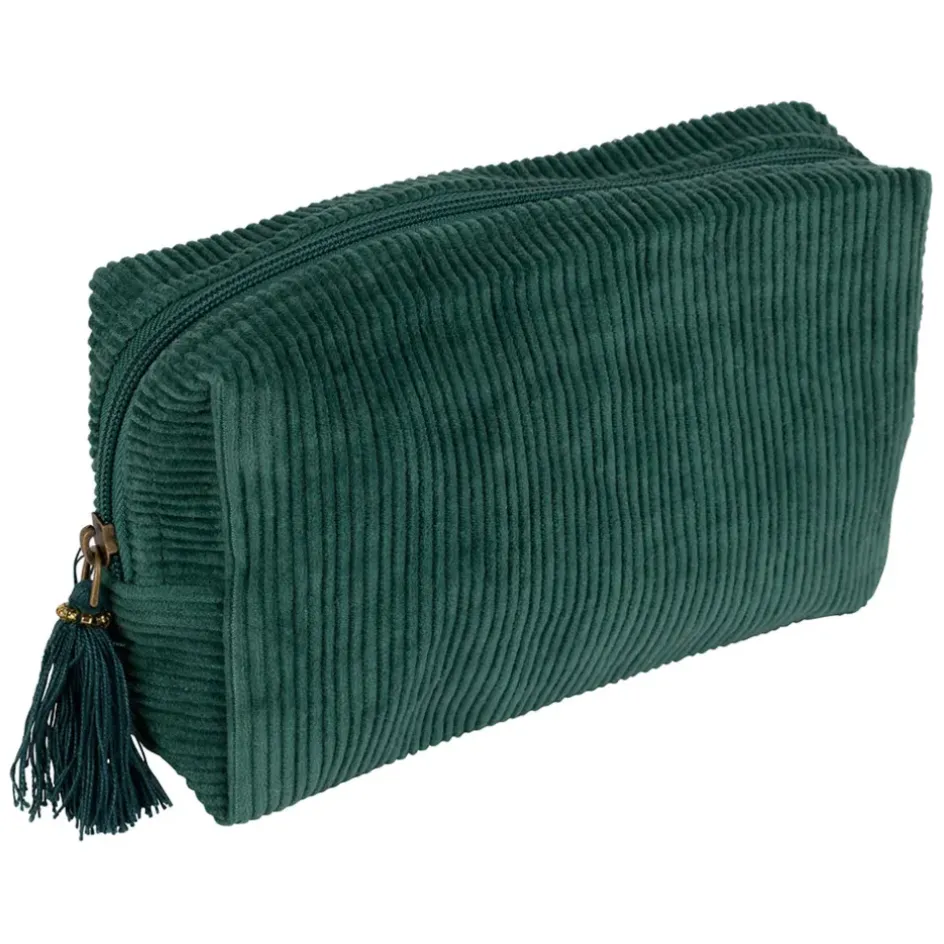Fabrique de Styles Pochettes Et Housses>Pochette en coton et polyester - Manarola Emeraude