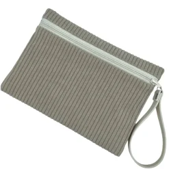 Fabrique de Styles Pochettes Et Housses>Pochette en velours Taupe