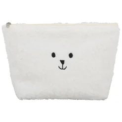 Fabrique de Styles P'tits Accessoires>Pochette ourson en tissu - Songes Blanc