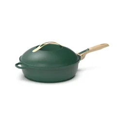 Fabrique de Styles Plats Et Appareils De Cuisson>Poêle en aluminium canopée d28cm - La Fabuleuse Vert