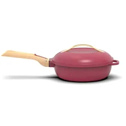 Fabrique de Styles Plats Et Appareils De Cuisson>Poêle en aluminium rubis d24cm - La Fabuleuse Rouge