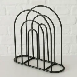 Fabrique de Styles Ustensibles De Cuisine>Porte serviettes en fer 18x18cm - Ronia Noir