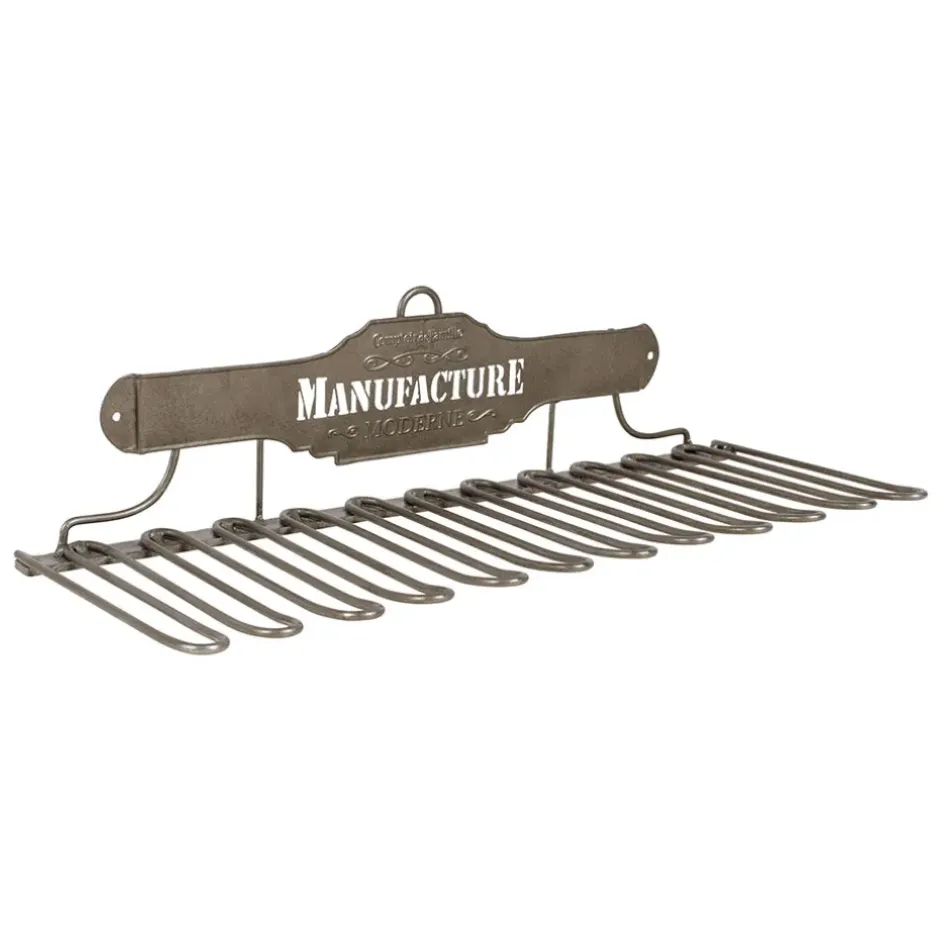 Fabrique de Styles Petits Rangements>Porte verres en fer - manufacture Gris