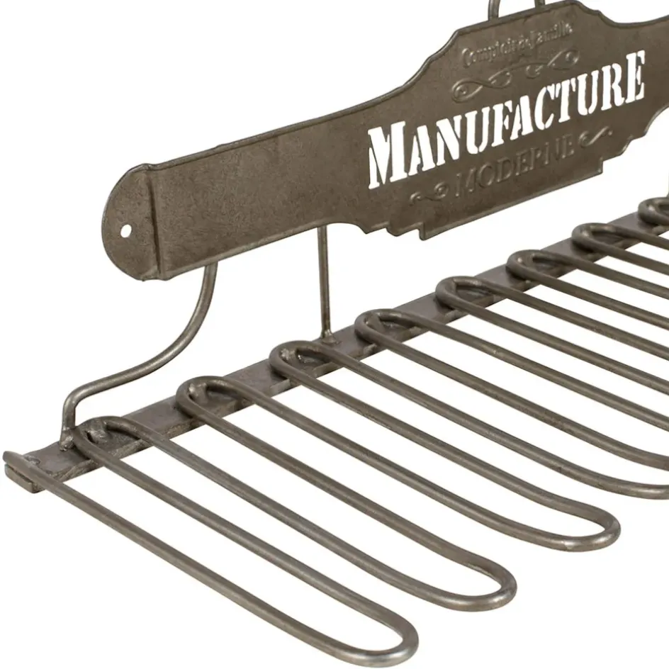 Fabrique de Styles Petits Rangements>Porte verres en fer - manufacture Gris