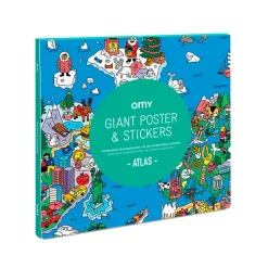 Fabrique de Styles Jouets>Poster & stickers 70x100cm - atlas Noir