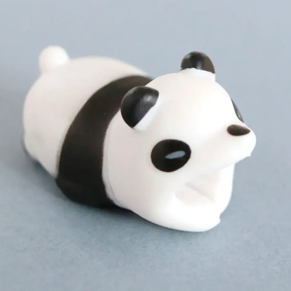 Fabrique de Styles Multimédia>Protège câble panda Noir, Blanc