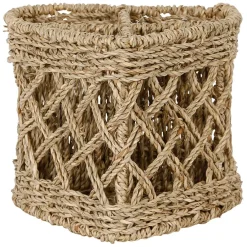 Fabrique de Styles Petits Rangements>Range couverts coeur en jonc de mer h16cm - Borneo Naturel