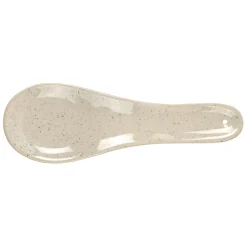 Fabrique de Styles Ustensibles De Cuisine>Repose cuillère en grès moucheté - Jeanne Blanc