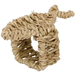 Fabrique de Styles Serviettes De Table>Rond de serviette en jonc de mer poisson - borneo Naturel