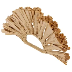 Fabrique de Styles Serviettes De Table>Rond de serviette en raphia et fer Naturel