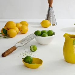 Fabrique de Styles Ustensibles De Cuisine>Râpe en inox et bois et brosse - Ablis Naturel