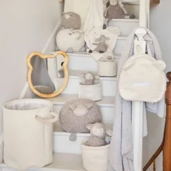 Fabrique de Styles P'tits Accessoires>Sac à dos en tissu bouclette écru - Sweetdream Ecru