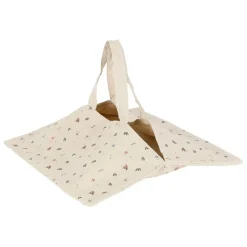 Fabrique de Styles Sacs>Sac à tarte en lin et coton - P'tite Fleur Naturel