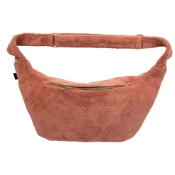 Fabrique de Styles Sacs Et Cabas>Sac banane en velours - St Tropez Bois de Rose