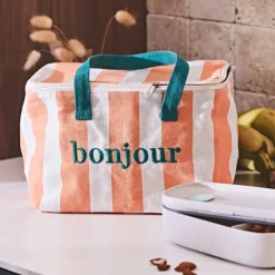 Fabrique de Styles Sacs>Sac isotherme en coton - Palma Corail