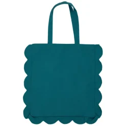 Fabrique de Styles Sacs Et Cabas>Sac tote bag en coton émeraude - Romancero Emeraude