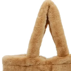 Fabrique de Styles Sacs Et Cabas>Sac tote bag peluché - Adalie Beige