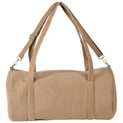 Fabrique de Styles Sacs Et Cabas>Sac weekend en tissu côtelé - Bowling Beige