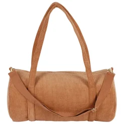 Fabrique de Styles Sacs Et Cabas>Sac weekend en velours côtelé - Funny Marron