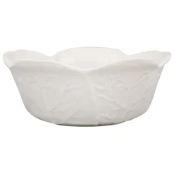 Fabrique de Styles Plats Et Saladiers>Saladier chou en grès d27cm - Chou Blanc
