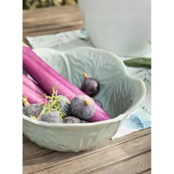 Fabrique de Styles Plats Et Saladiers>Saladier chou en grès d27cm Vert d'eau