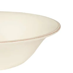 Fabrique de Styles Plats Et Saladiers>Saladier constance en faïence Ivoire