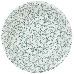Fabrique de Styles Plats Et Saladiers>Saladier en faïence blanc et - p'tites fleurs Vert