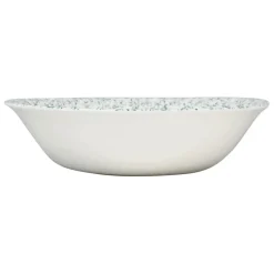 Fabrique de Styles Plats Et Saladiers>Saladier en faïence blanc et - p'tites fleurs Vert