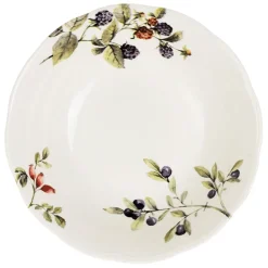 Fabrique de Styles Plats Et Saladiers>Saladier en faïence blanche d23.6cm - Meredith Multicolore