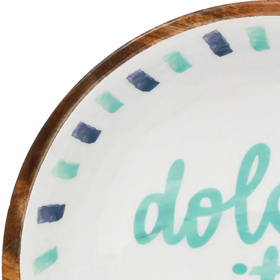 Fabrique de Styles Plats Et Saladiers>Saladier en manguier écru d28cm - Dolce Vita Ecru