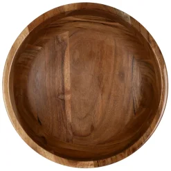 Fabrique de Styles Plats Et Saladiers>Saladier en manguier d30cm - Bord De Mer Kaki