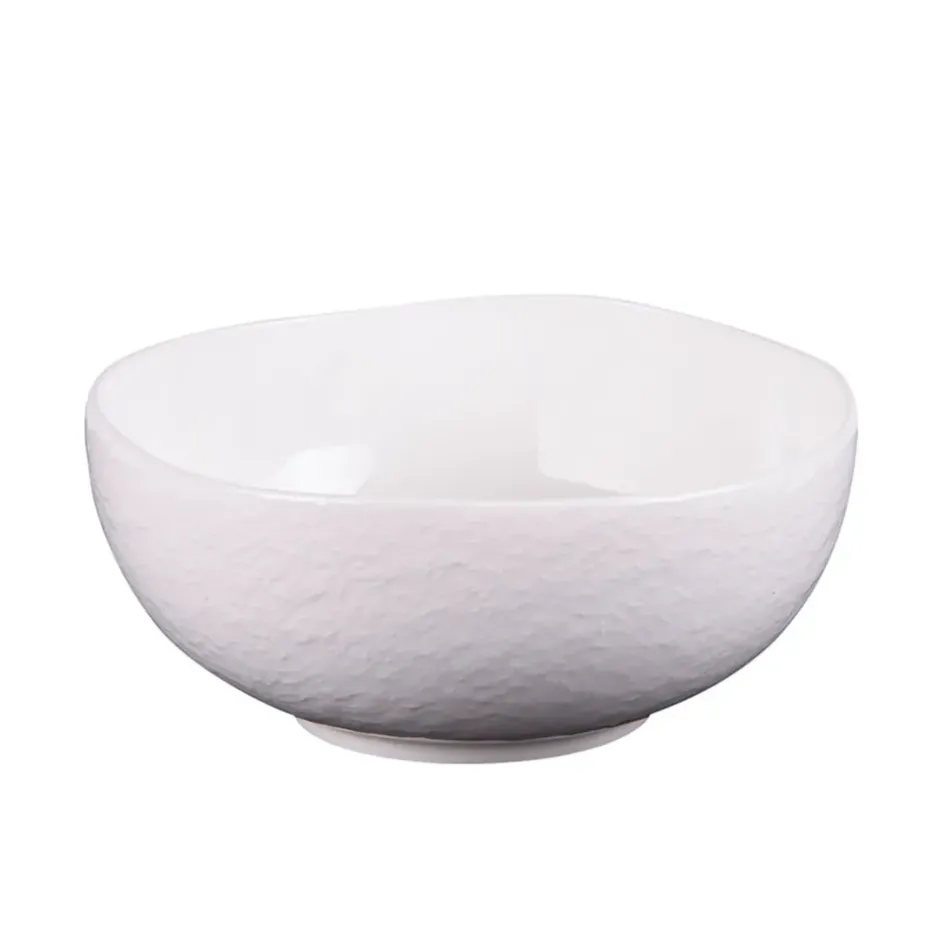 Fabrique de Styles Plats Et Saladiers>Saladier en porcelaine blanche d18cm - Ecume