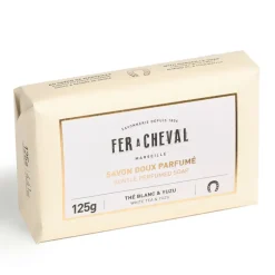 Fabrique de Styles Savon Solide>Savon doux parfumé - thé blanc et yuzu 125g Beige