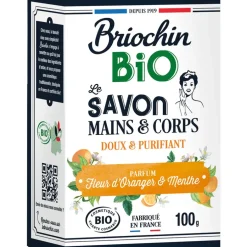 Fabrique de Styles Savon Solide>Savon solide fleur d'oranger et menthe - Cosmébio Multicolore