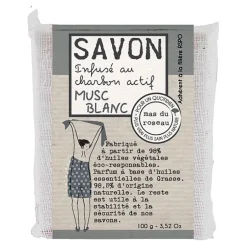 Fabrique de Styles Savon Solide>Savonnette parfumée musc blanc 100gr