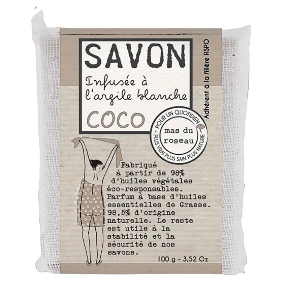 Fabrique de Styles Savon Solide>Savonnette parfumée noix de coco 100gr
