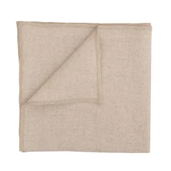 Fabrique de Styles Serviettes De Table>Serviette de table en lin et coton 40x40cm - Corte Naturel