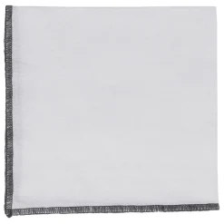 Fabrique de Styles Serviettes De Table>Serviette x2 corino 35x35cm coton lavé 170g/m2 Blanc