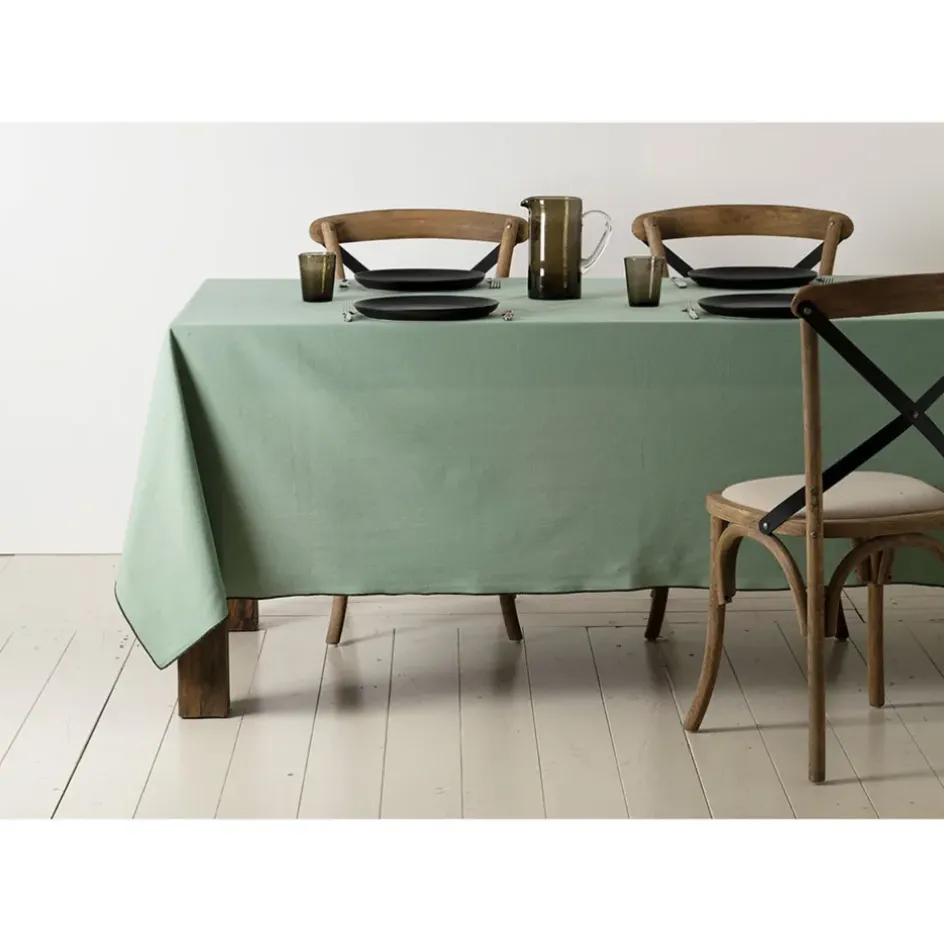 Fabrique de Styles Serviettes De Table>Serviette x2 corino 35x35cm coton lavé 170g/m2 Vert d'eau