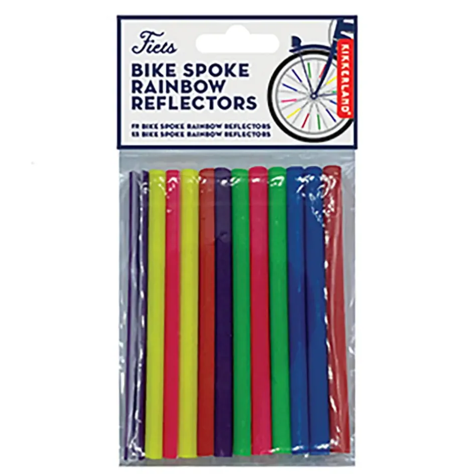Fabrique de Styles Voyage Et Exploration>Set de 12 réflecteurs pour rayon de vélo Multicolore