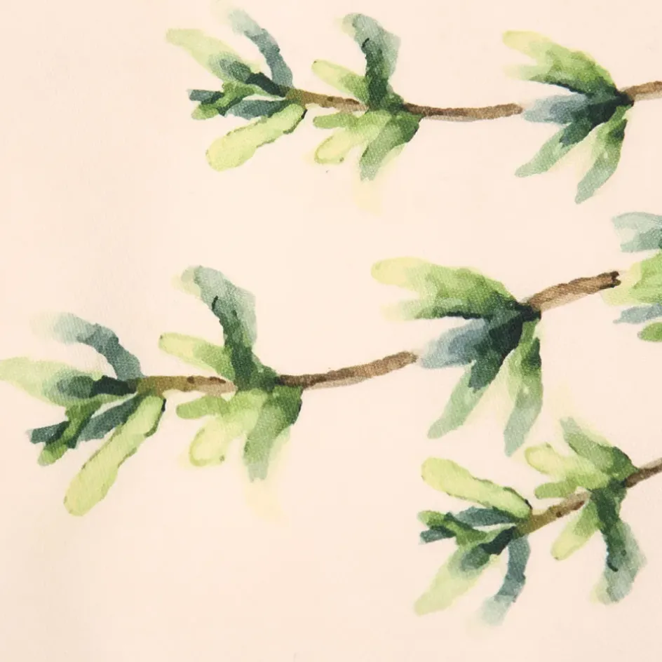 Fabrique de Styles Serviettes De Table>Set de 5 torchons aroma vert et lin en coton Multicolore