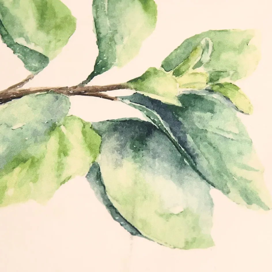 Fabrique de Styles Serviettes De Table>Set de 5 torchons aroma vert et lin en coton Multicolore