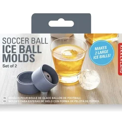 Fabrique de Styles Ustensibles De Cuisine>Set de moule a glaçons balle de foot Multicolore