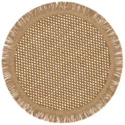 Fabrique de Styles Sets De Table>Set de table en papier 38x38cm - Franja Naturel