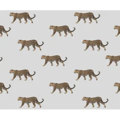 Fabrique de Styles Sets De Table>Set de table en vinyle guepard 30x40cm Blanc