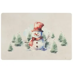 Fabrique de Styles Sets De Table>Set de table en vinyle 45x30cm - Neige Multicolore