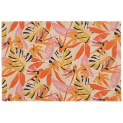 Fabrique de Styles Sets De Table>Set de table orange et rose 45x30cm - Allegra Multicolore