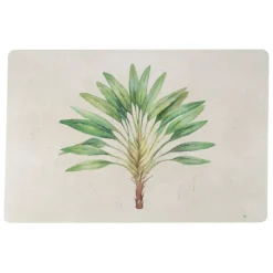 Fabrique de Styles Sets De Table>Set de table plante 30x45cm - Ravenala Vert