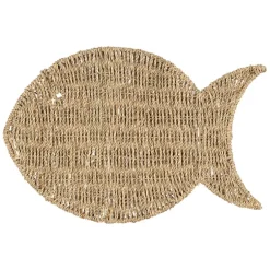 Fabrique de Styles Sets De Table>Set de table poiss sumatra Naturel