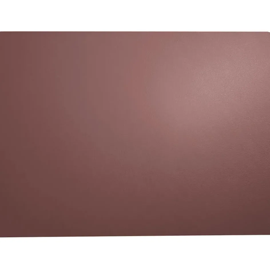 Fabrique de Styles Sets De Table>Set de table rectangle simili cuir 46x33cm - Optic Prune